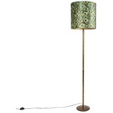 QAZQA Vintage talna svetilka zlata s pavino senco 40 cm - Simplo | Shoptok.si