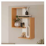 Hanah home Zidna polica Lisbon White Natural | Eponuda.com