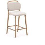 Kave Home Bež barski stol (višina sedeža 66 cm) Helda – | Shoptok.si