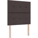  Postelja z vzmetnico z vzmetnico Temno rjava 120 x 190 cm blago, (5000069805) | Shoptok.si