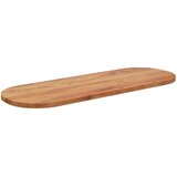 Stolna ploča 110x40x3,8 cm ovalna od masivnog drva bagrema | shoptok.hr