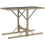  3-dijelni bistro set s jastucima bež od poliratana | shoptok.hr
