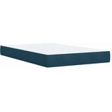  Krevet s oprugama i madracem plavi 120 x 200 cm baršun | shoptok.hr
