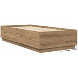  Krevetna konstrukcija s LED svjetlom Hrast artisan 80 x 200 cm | Eponuda.com
