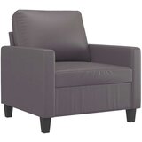 vidaXL Fotelj siv 60 cm umetno usnje | Shoptok.si