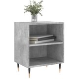  Noćni ormarići 2 kom boja betona 40x30x50 cm konstruirano drvo | shoptok.hr