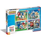 Clementoni puzzle 4 u 1 sonic ( CL21522 )
