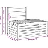 Set vanjskih sofa 2 Komad Prirodna 182 5 x 63 x 73 cm | shoptok.hr