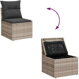  7-dijelni set vrtnih sofa svjetlosivi od poliratana | shoptok.hr