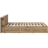  Krevetna konstrukcija s pohranom i uzglavljem Hrast artisan | shoptok.hr
