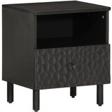 Maison Chic Dvo delni komplet Nočne omarice - Nočne mize črna 40x33x46 cm trden mangov les, (21687493) Cene