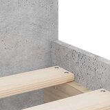 vidaXL Posteljni okvir s predali betonsko siv 100x200 cm | Shoptok.si