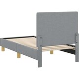  Posteljica za malčke z vzglavjem Svetlo siva 70 x 140 cm blago, (5000105436) | Shoptok.si