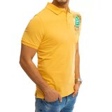 DStreet Koszulka polo z nadrukiem żółta | Shoptok.si