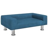 Maison Chic Otroški kavč - Otroški divan - Otroški sedež moder 70x45x26,5 cm žamet, (21729615) | Shoptok.si