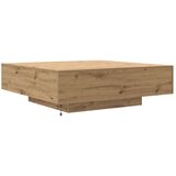  Klubska miza Umetniški hrast Inženirski les 100 x 100 x 31 cm | Shoptok.si