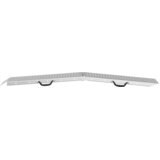  Sklopiva rampu 200kg po rampi Srebrno 186 x 23 x 4,5 cm | shoptok.hr
