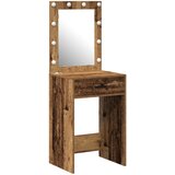 vidaXL Kozmetični miza z LED lučmi Stari les 50x41x135 cm, (22008791) Cene