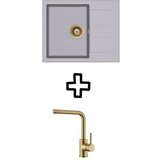 Aquasanita Set Tesa SQT102AW + Zora PVD Zlato/Alumetallic | shoptok.hr