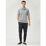 Koton Polo T-shirt - Gray - Slim fit Cene