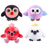 Zuru pliš ptica Pets Alive Chirpy Birds sort | shoptok.hr