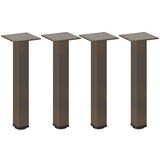  Noge za klubsko mizico 4 kosi naravno jeklo 30-32 cm jeklo | Shoptok.si