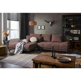 Hom`in KOTNA SEDEŽNA GARNITURA, šenilja rjava | Shoptok.si