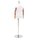  Podesiva lutka 120-150 cm s postoljem Uniseks PP Bijela | shoptok.hr