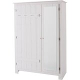 Støraa Bela garderobna omara iz masivnega bora z ogledalom 120x170 cm Bertram – | Shoptok.si