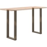  Noge za barski stol U-oblik 2 kom Prirodni čelik 40 x (100-101) cm Čelik | shoptok.hr