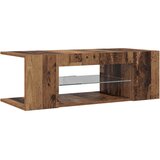TV ormarić LED boja staro drvo 90x39x30 cm konstruirano drvo | shoptok.hr
