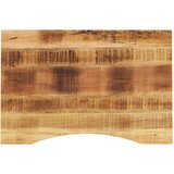 vidaXL Mizna plošča ukrivljena 80x60x2,5 cm trden mangov les | Shoptok.si