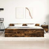  Okvir kreveta s uzglavljem i podnožjem boja hrasta 180x200 cm | shoptok.hr