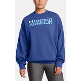 Under Armour Women's sweatshirt Rival Fleece WordmarkOS Crew-BLU - Women's Cene