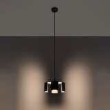Nice Lamps Črna viseča svetilka s kovinskim senčnikom ø 24 cm Rossario – | Shoptok.si