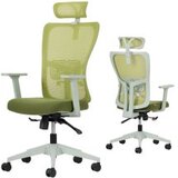 Hanah home Set 2 kancelarijske stolice Lumbar 126 Green | ePonuda.com