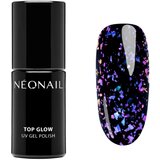 NeoNail Top Glow Aurora Flakes gel nadlak za nohte odtenek Violet 7,2 ml Cene