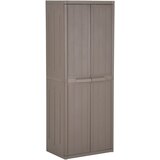 vidaXL Vrtni ormarić za pohranu smeđi 65 x 45 x 172 cm PP ratan | shoptok.hr