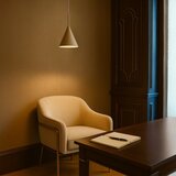  Visilica na sajli CAPITAL 1xGX53/15W/230V, prečnik 17 cm, bež | Eponuda.com