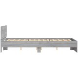 Okvir kreveta s uzglavljem i LED boja hrasta 135x190 cm | Eponuda.com