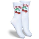 Milena Children's Youth Socks CHERRIES White | Shoptok.si