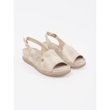 GOODIN Gold sandals with leather insole | Shoptok.si