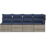  Vrtni kauč s jastukom Siva 227 x 62 x 69 cm poliratan | shoptok.hr