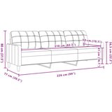  2-dijelni set sofa s jastucima smeđi baršunasti | shoptok.hr