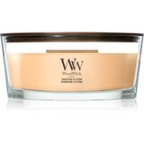 WoodWick Tangerine & Citron dišeča sveča z lesenim stenjem 453.6 g Cene