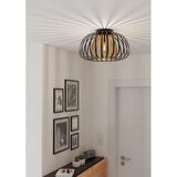 Lesnina XXXL plafonjera Encinitos, 1 x E27, crna/zlatna, promjer 45 cm, 99664 | shoptok.hr