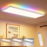 Nettlife LED stropna svetilka: 58 cm svetilka za dnevno sobo, 24 W zatemnljiva kuhinjska svetilka, (5000491346) Cene
