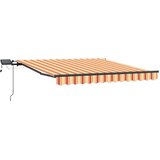  Skrovita tenda Žuta i narančasta 300 x 250 cm tkanina | shoptok.hr