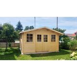 Male kuće Drvena vrtna kućica NERVION 400 × 300 cm – bez završnog krovnog pokrova | shoptok.hr
