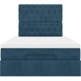  Okvir za krevet s madracima tamnoplavi 120x190 cm baršunasti | Eponuda.com